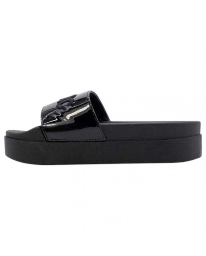 Ciabatta Marc Ellis Donna Platform Logata Black
