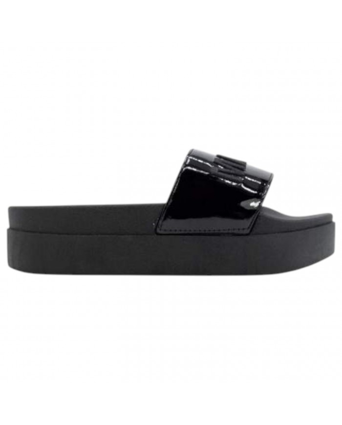 Ciabatta Marc Ellis Donna Platform Logata Black