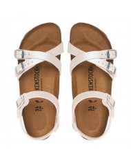 Sandalo Bimbo Birkenstock Kumba Kids Saffiano iridescent Light Rose