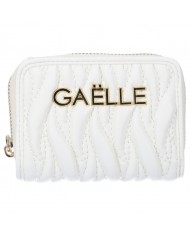 Portafoglio Gaelle Donna Mini Zip Around Matelassé White