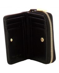 Portafoglio Gaelle Donna Mini Zip Around Matelassé Black