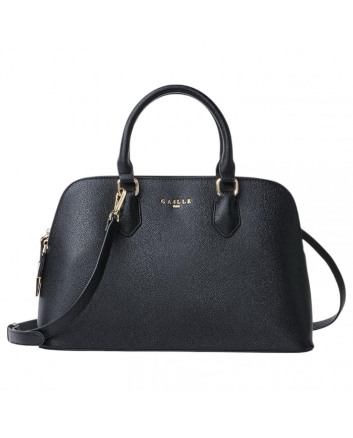 Borsa A Mano Gaelle Donna Con Tracolla Line Logo Leather Black