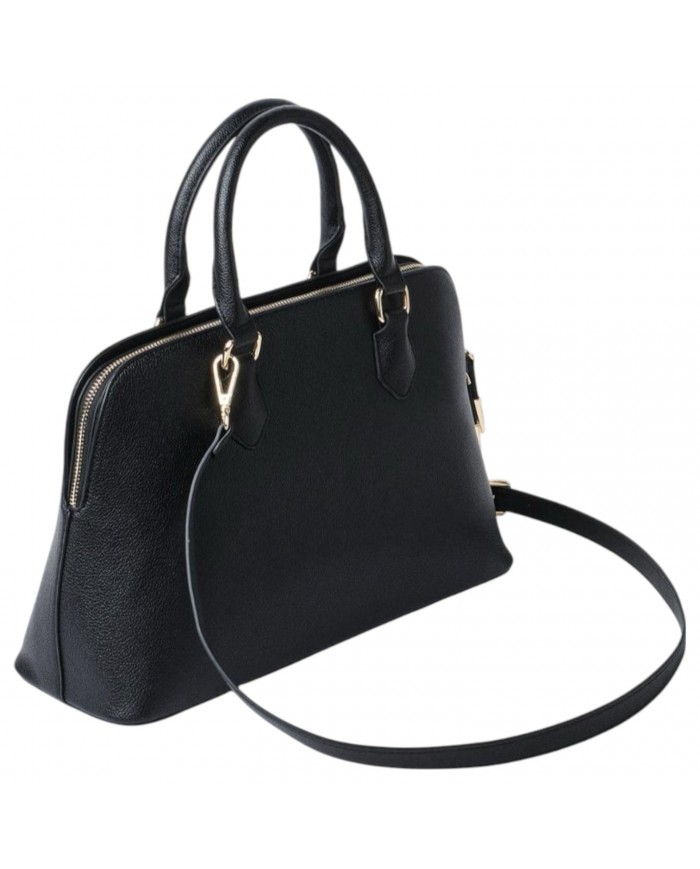 Borsa A Mano Gaelle Donna Con Tracolla Line Logo Leather Black