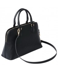Borsa A Mano Gaelle Donna Con Tracolla Line Logo Leather Black
