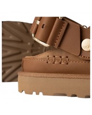 Sandalo Donna Ugg Unisex Goldenstar Villa Clog Leather Chestnut