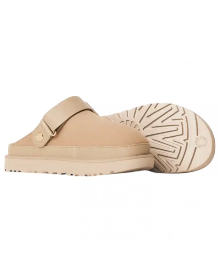 Sandalo Donna Ugg Unisex Sabot Goldenstar Villa Clog Leather Mustard Seed