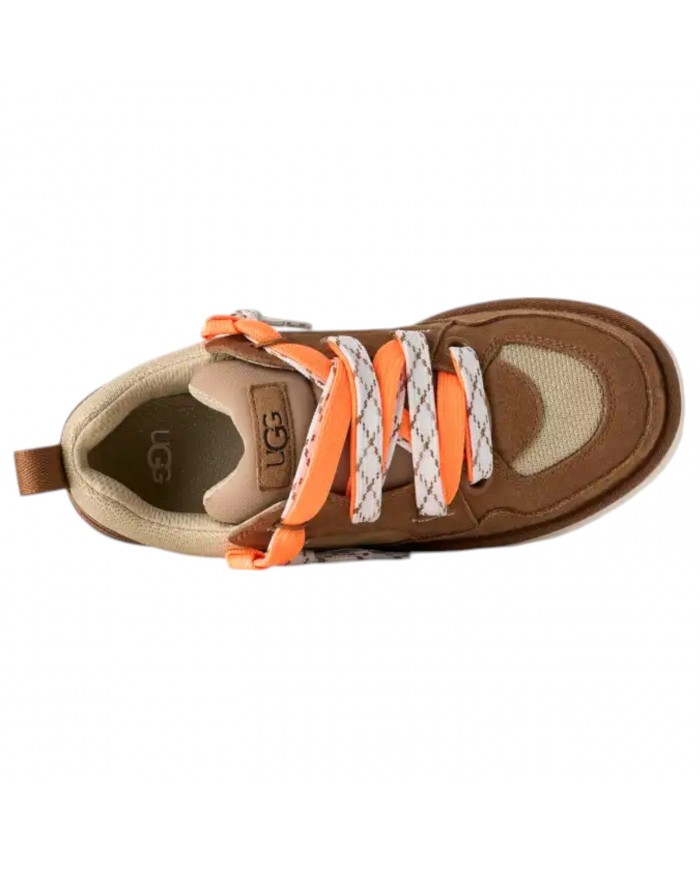 Sneakers Uomo Ugg Unisex Lo Lowmel Mesh Suede Chestnut Bright Melon