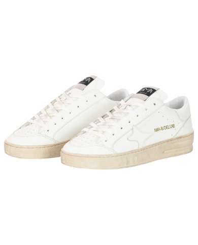 Sneakers Ama Brand Donna Slam Ama B Deluxe Leather White