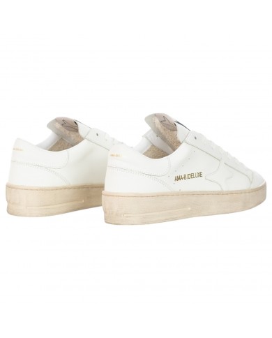 Sneakers Ama Brand Donna Slam Ama B Deluxe Leather White