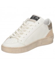 Sneakers Ama Brand Donna Slam Ama B Deluxe Glitter Leather White