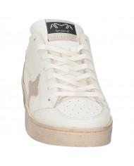 Sneakers Ama Brand Donna Slam Ama B Deluxe Glitter Leather White