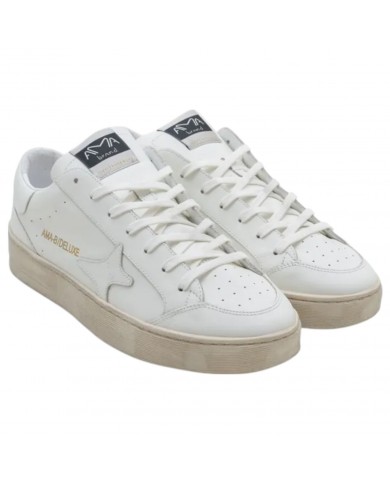 Sneakers Ama Brand Uomo Slam Ama B Deluxe Leather White
