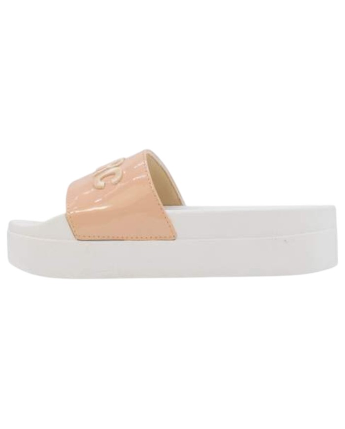 Ciabatta Marc Ellis Donna Platform Logata Salmon White