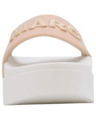 Ciabatta Marc Ellis Donna Platform Logata Salmon White