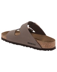 Sandalo Unisex Donna Uomo Birkenstock Arizona Birko-Flor Doppia Fascia Mocca