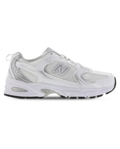 Sneakers Donna New Balance Unisex 530 Mesh Leather Natural White Grey