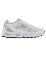 Sneakers Donna New Balance Unisex 530 Mesh Leather Natural White Grey
