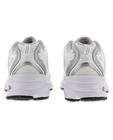 Sneakers Donna New Balance Unisex 530 Mesh Leather Natural White Grey