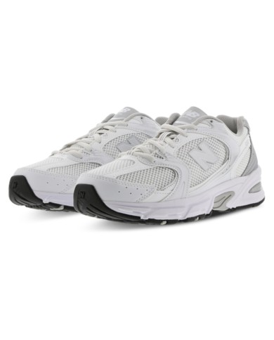 Sneakers Uomo New Balance Unisex 530 Mesh Leather Natural White Grey