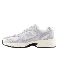 Sneakers Donna New Balance Unisex 530 Mesh Leather White Grey