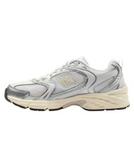 Sneakers Donna New Balance Unisex 530 Mesh Leather White Grey Beige