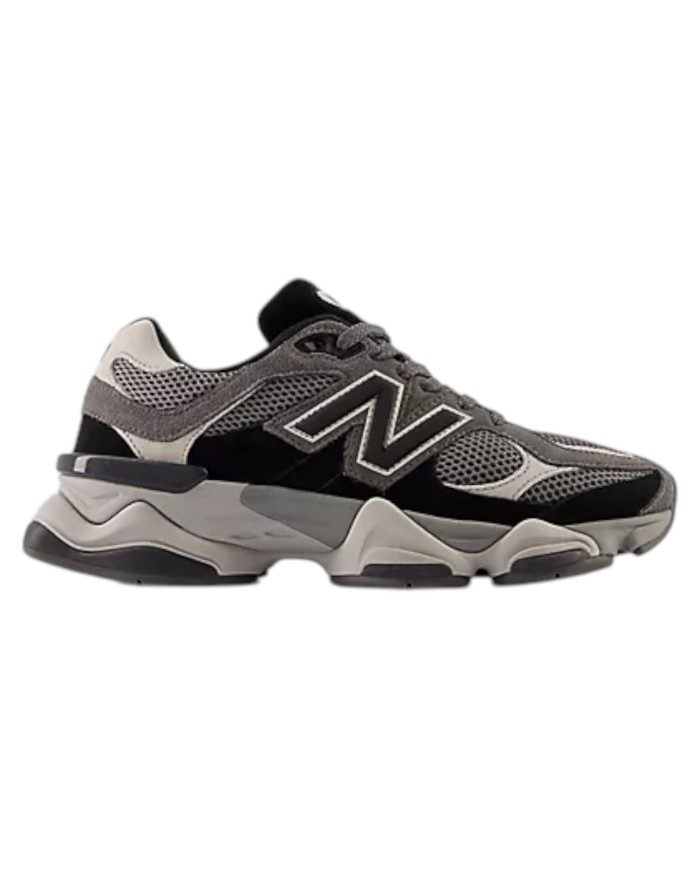 Sneakers Uomo New Balance Unisex 9060 Mesh Suede Black Grey
