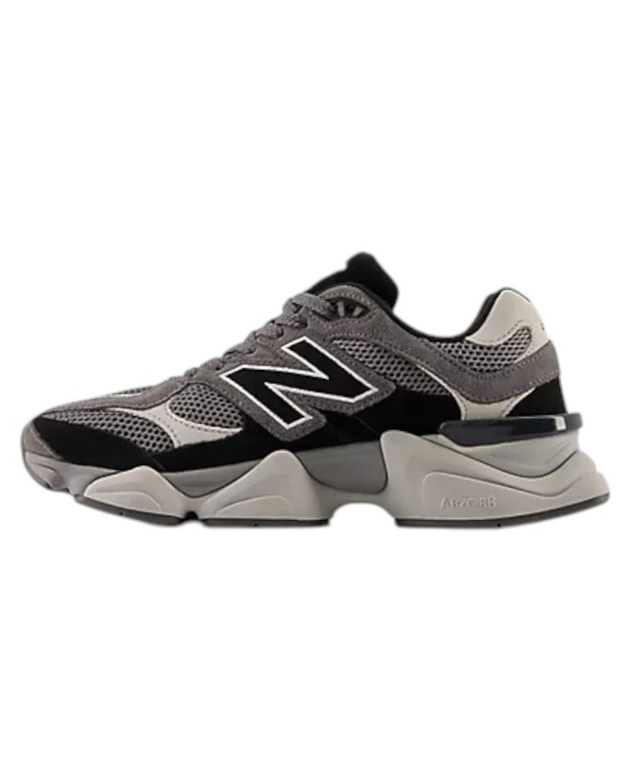 Sneakers Uomo New Balance Unisex 9060 Mesh Suede Black Grey