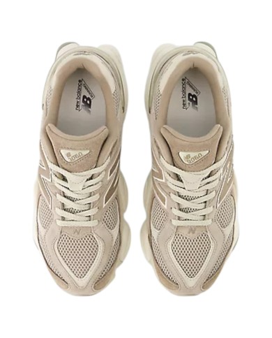 Sneakers Donna New Balance Unisex 9060 Mesh Suede Taupe