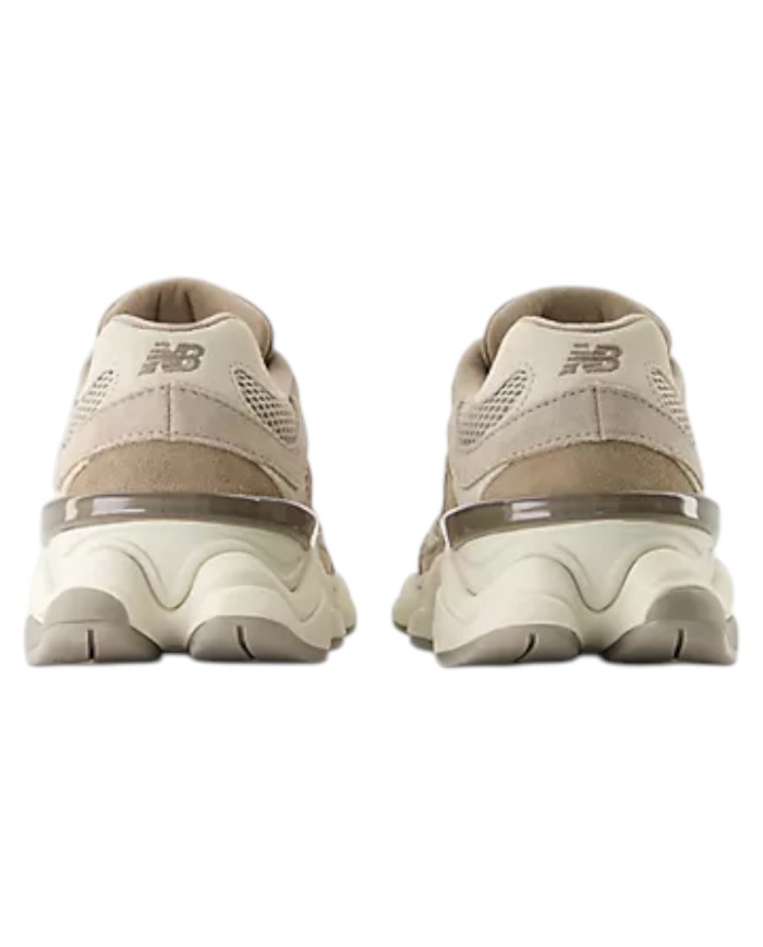 Sneakers Donna New Balance Unisex 9060 Mesh Suede Taupe