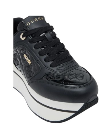 Sneakers Guess Donna Camrio 9 Platform 4G Logo Leather Black