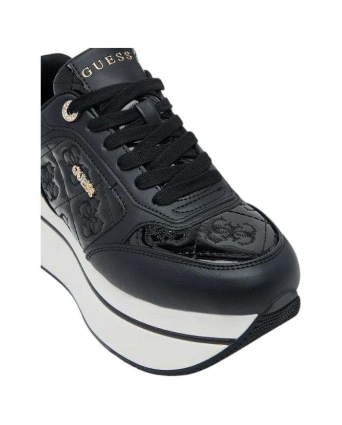 Sneakers Guess Donna Camrio 9 Platform 4G Logo Leather Black
