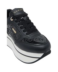 Sneakers Guess Donna Camrio 9 Platform 4G Logo Leather Black