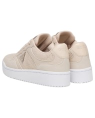 Sneakers Guess Donna Miram 9 4G Logo Leather Ivory