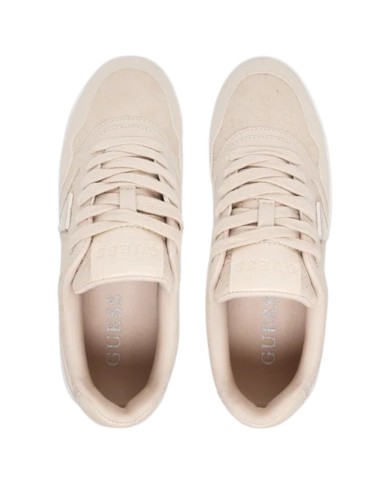 Sneakers Guess Donna Miram 9 4G Logo Leather Ivory