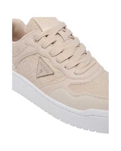 Sneakers Guess Donna Miram 9 4G Logo Leather Ivory