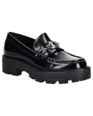 Mocassino Guess Donna Yanika G Logo Leather Black