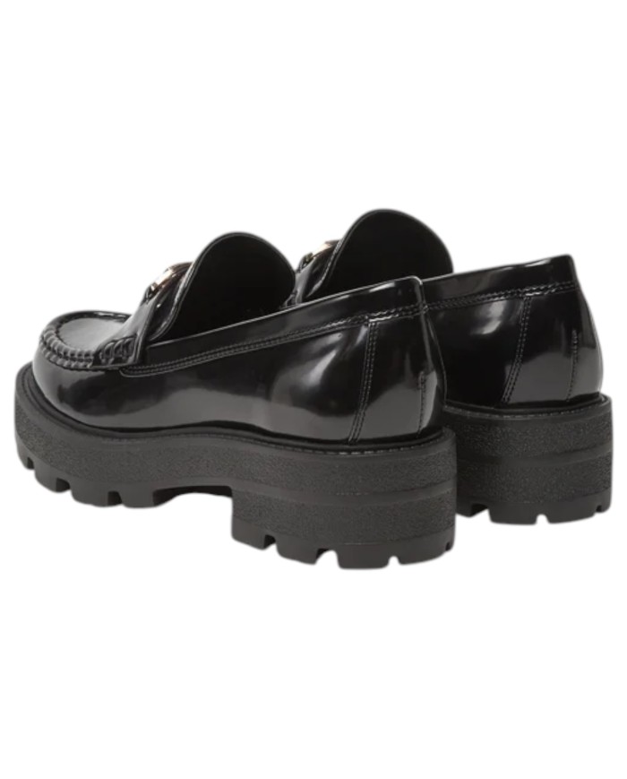 Mocassino Guess Donna Yanika G Logo Leather Black