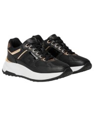 Sneakers Guess Donna Fonzi Runner G Logo Mesh Leather Black