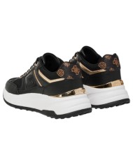Sneakers Guess Donna Fonzi Runner G Logo Mesh Leather Black