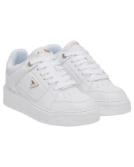 Sneakers Guess Donna Delove Triangle Logo Leather White