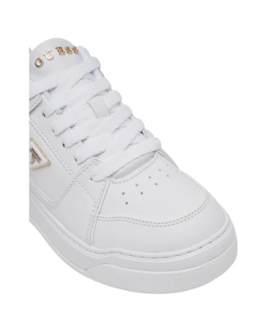 Sneakers Guess Donna Delove Triangle Logo Leather White