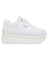 Sneakers Guess Donna Camrio 9 Platform 4G Logo Leather White