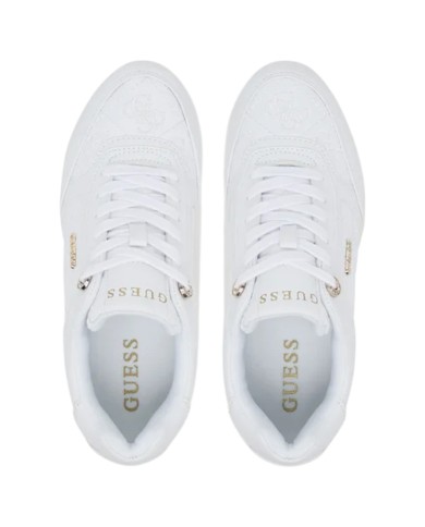 Sneakers Guess Donna Camrio 9 Platform 4G Logo Leather White