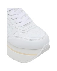 Sneakers Guess Donna Camrio 9 Platform 4G Logo Leather White