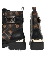 Stivaletto Guess Donna Oranda 2 4G Logo Peony Leather Black Brown