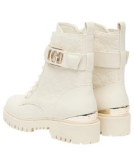 Stivaletto Guess Donna Oranda 2 4G Logo Peony Leather Ivory