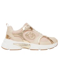 Sneakers Guess Donna Ibitha Runner Mesh Leather Sand
