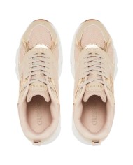 Sneakers Guess Donna Ibitha Runner Mesh Leather Sand