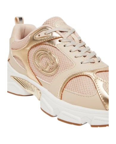 Sneakers Guess Donna Ibitha Runner Mesh Leather Sand