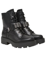 Stivaletto Guess Donna Yanzy Anfibio Leather Black